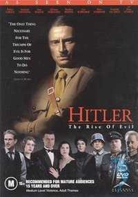 Plakat der Serie "Hitler - Aufstieg des Bösen". 